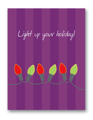 Light Holiday Greeting Card