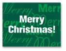 Merry Merry Christmas Greeting Card