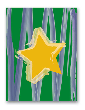 Christmas Star Greeting Card