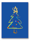 Sketched Tree Christmas Greeting Card