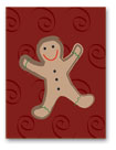 Gingerbread Man Holiday Greeting Card
