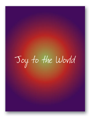 Joy World Greeting Card